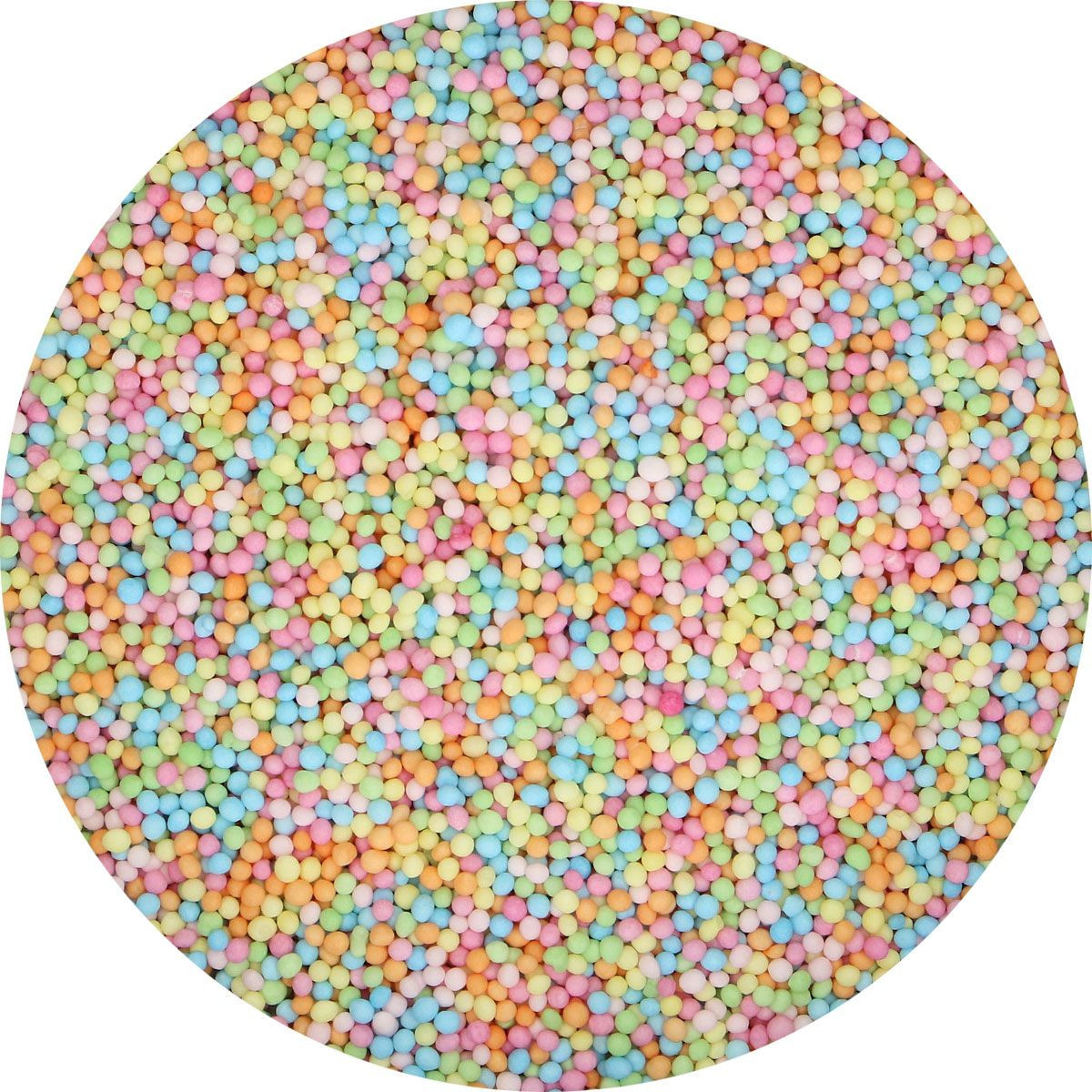 Funcakes Cukrové guličky Nonpareils Pastel - Pastelové 80 g