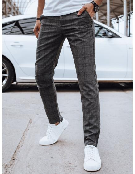 Pánske nohavice na voľný čas ALLA tmavosivé