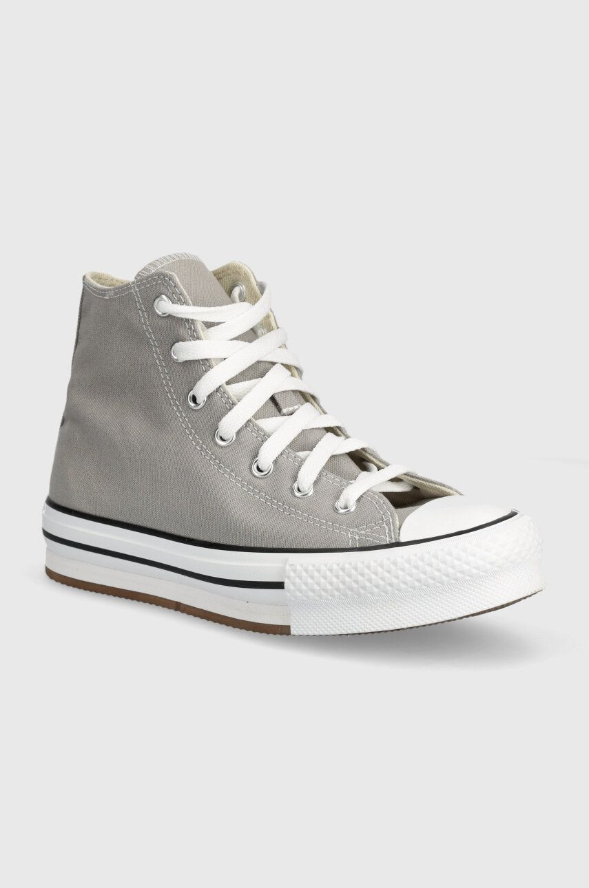 Detské tenisky Converse A07346C šedá farba