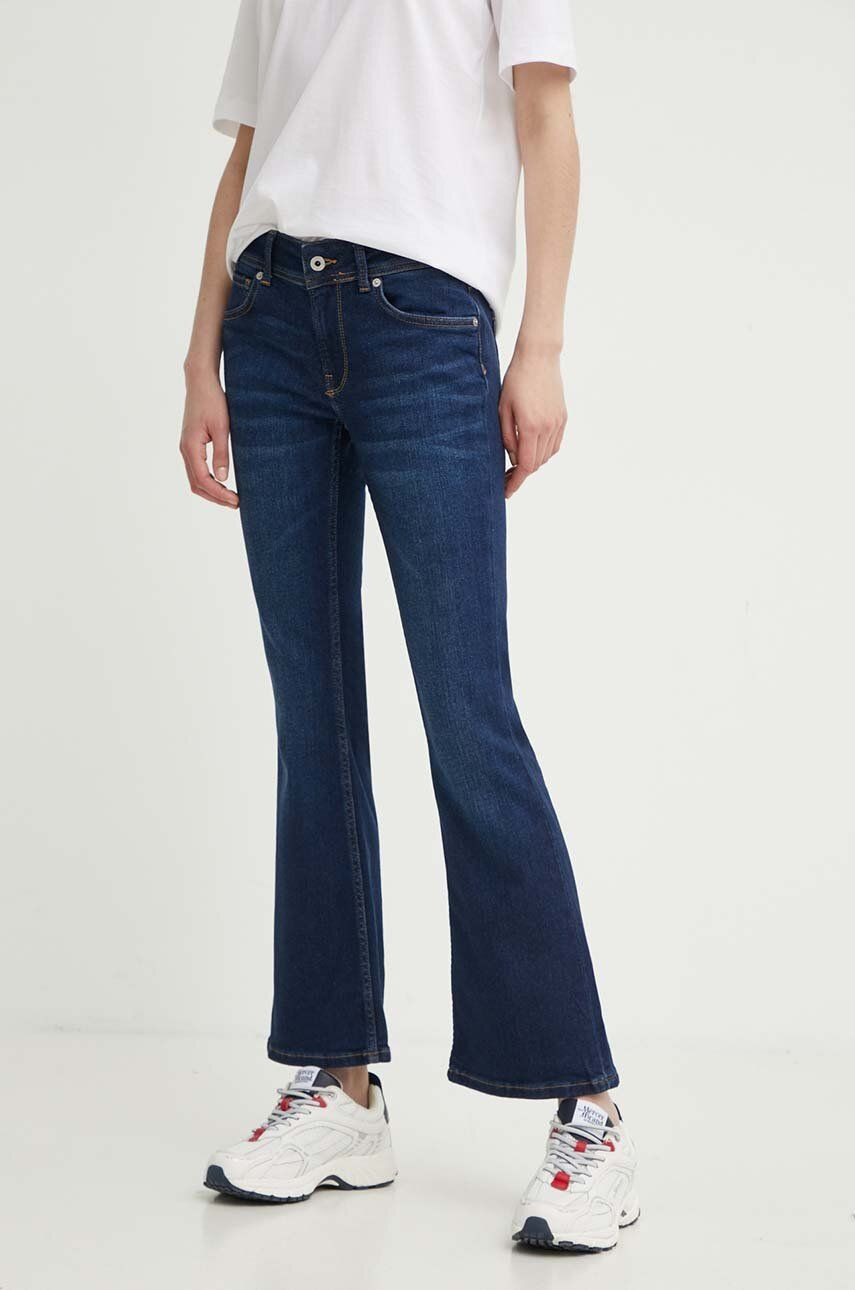 Rifle Pepe Jeans FLARE LW dámske, vysoký pás, PL204736CU1