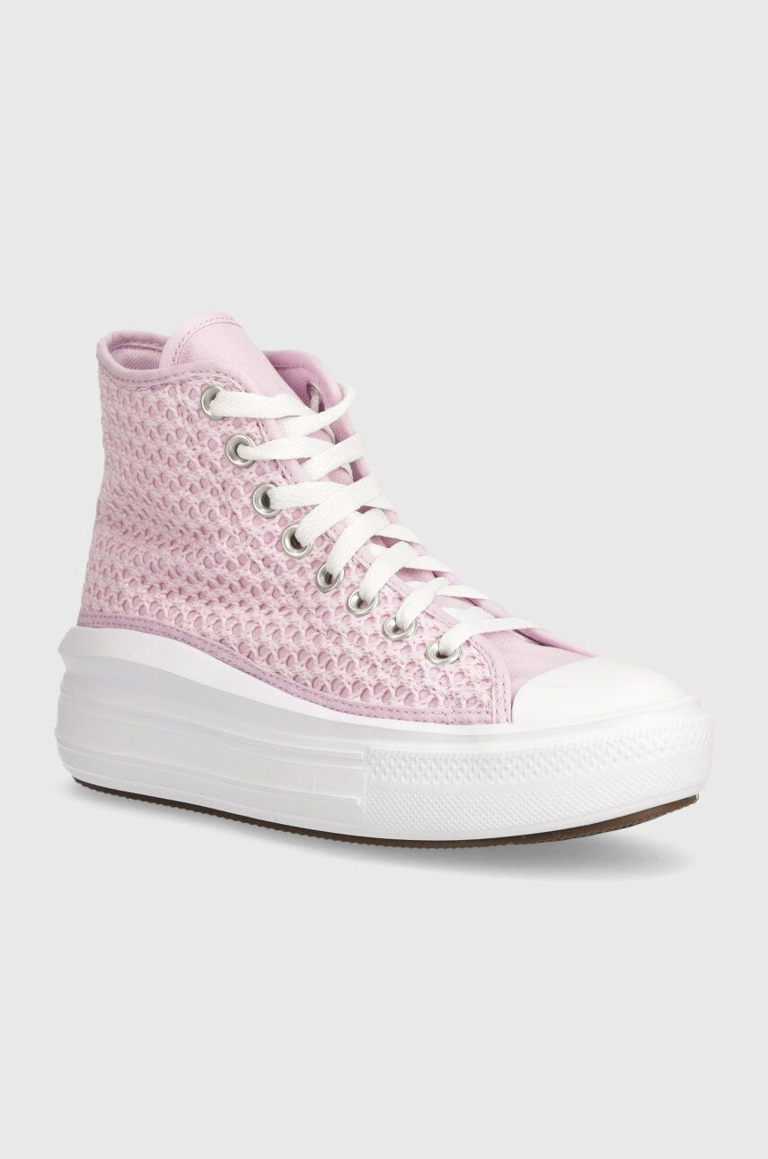 Detské tenisky Converse A07358C ružová farba