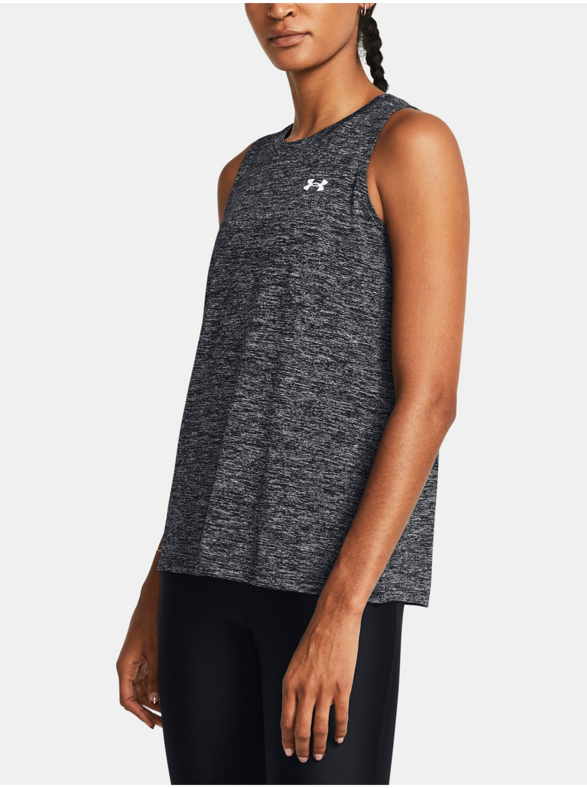 Čierne dámske tielko Under Armour Tech Tank Twist