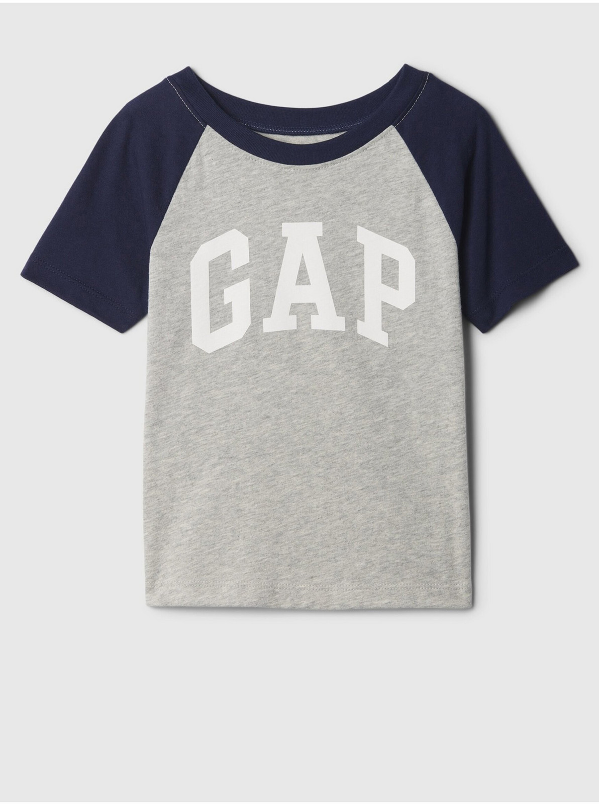 Modro-sivé chlapčenské tričko s logom GAP
