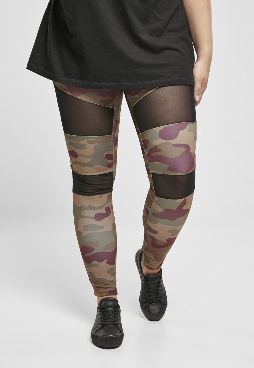 Camo Tech Mesh Women's Redwood Camouflage Leggings