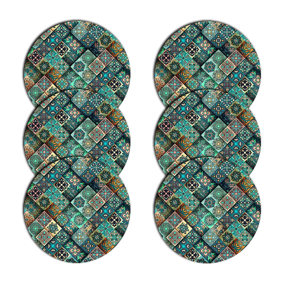 Bertoni Home Unisex's 6 Round Table Pads Set Estera