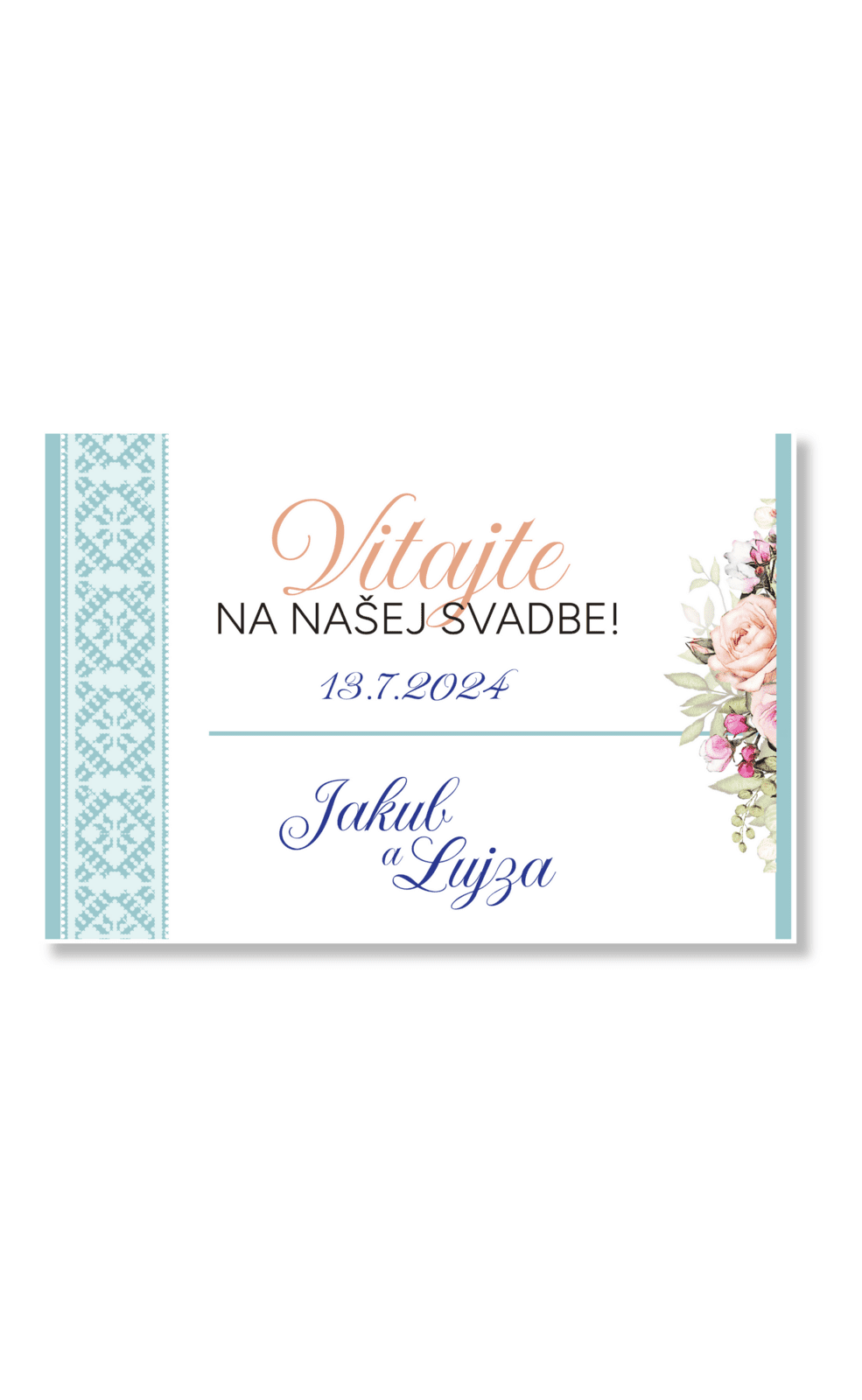 Personal Uvítacia tabuľa - Rustic