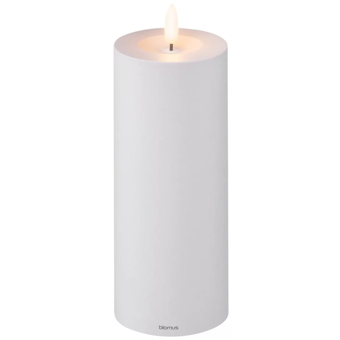 Stolová lampa NOCA 25 cm, LED, svetlosivá, plast, Blomus