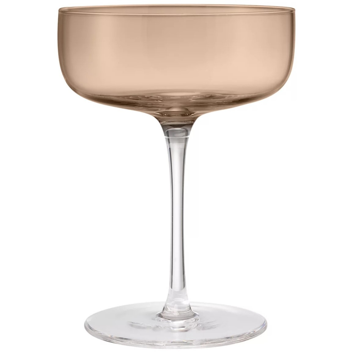 Pohár na šampanské FUUMI 280 ml, sada 4 kusov, kávový, sklo, Blomus