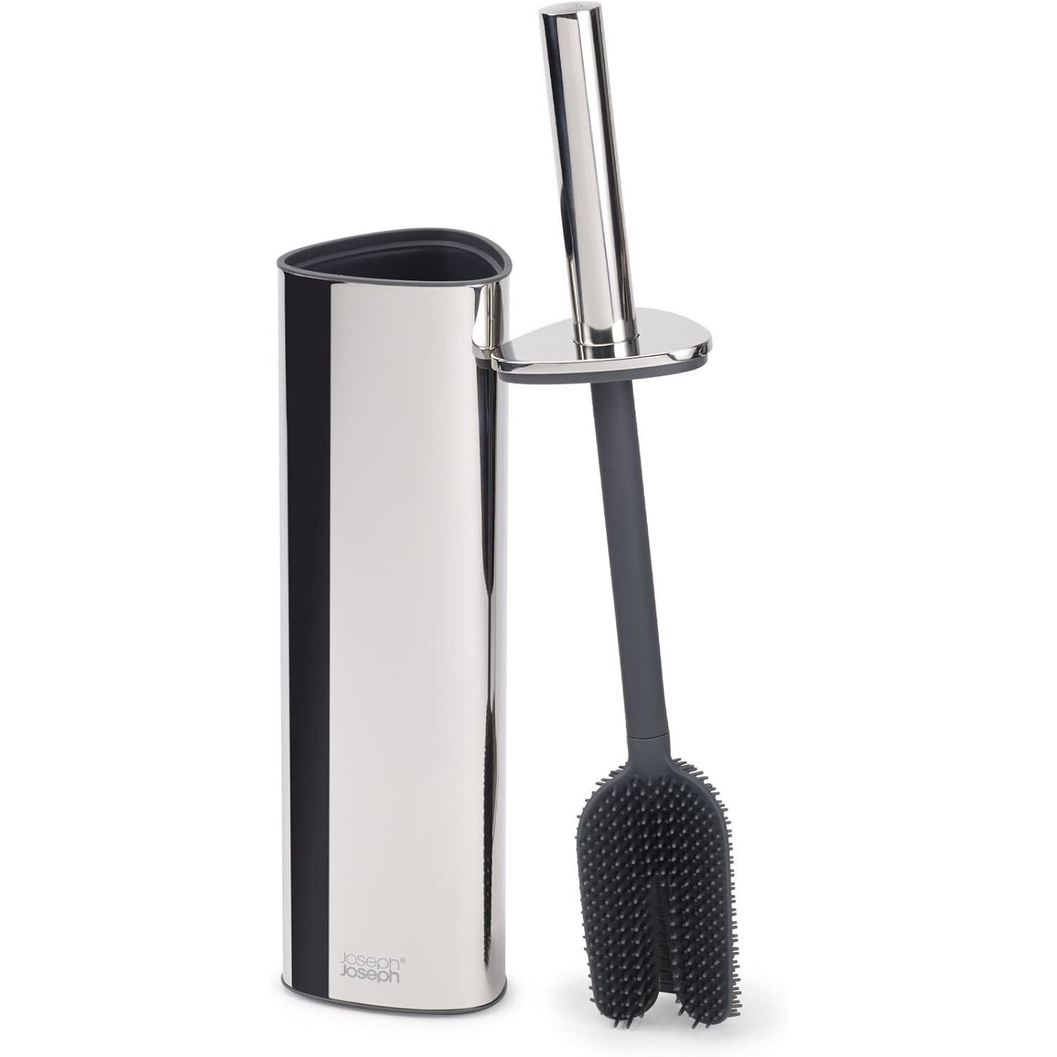 WC kefa FLEX 360 LUXE 70583 44 cm, strieborná, nerezová oceľ, Joseph Joseph