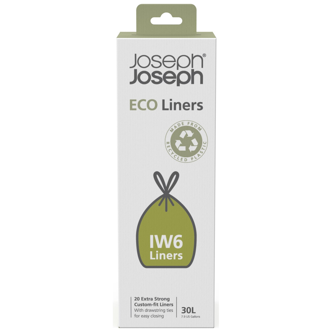 Vrecia na odpadky TOTEM MAX IW6 ECO LINERS 30134 30 l, 20 ks, extra silné, Joseph Joseph