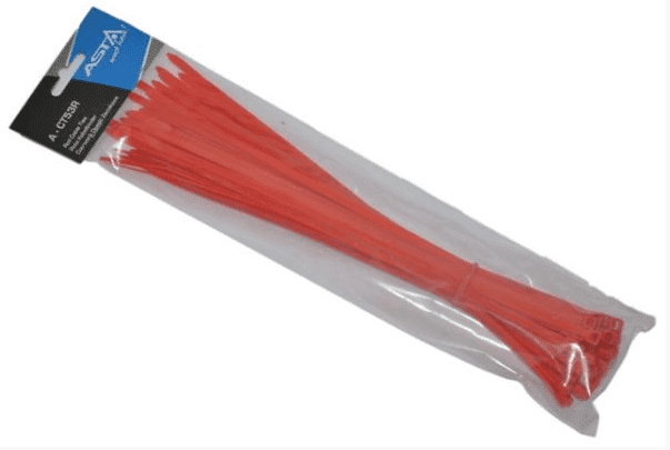 Asta Sťahovacie pásky červené 5x300mm 50ks A-CT53R