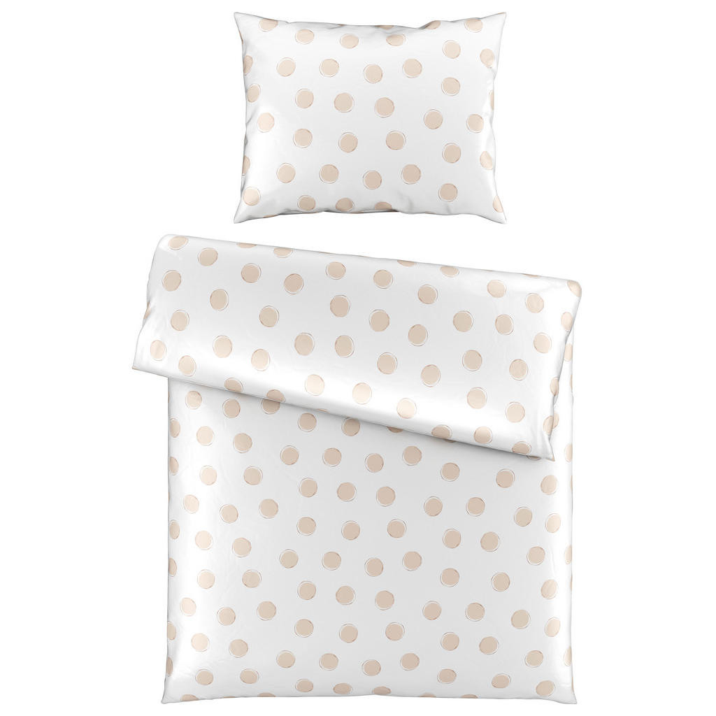 Esposa POSTEĽNÁ BIELIZEŇ, satén, béžová, 140/200 cm