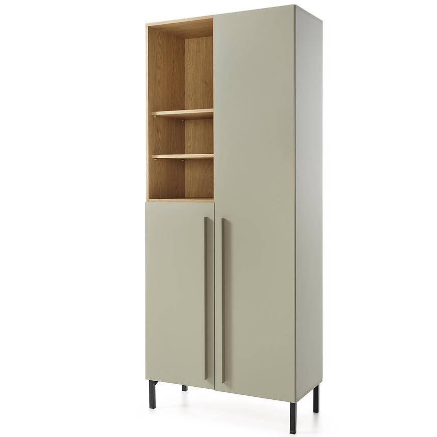 Vitrína Sergio SE3 2D Eukalyptus/Dub Baltic