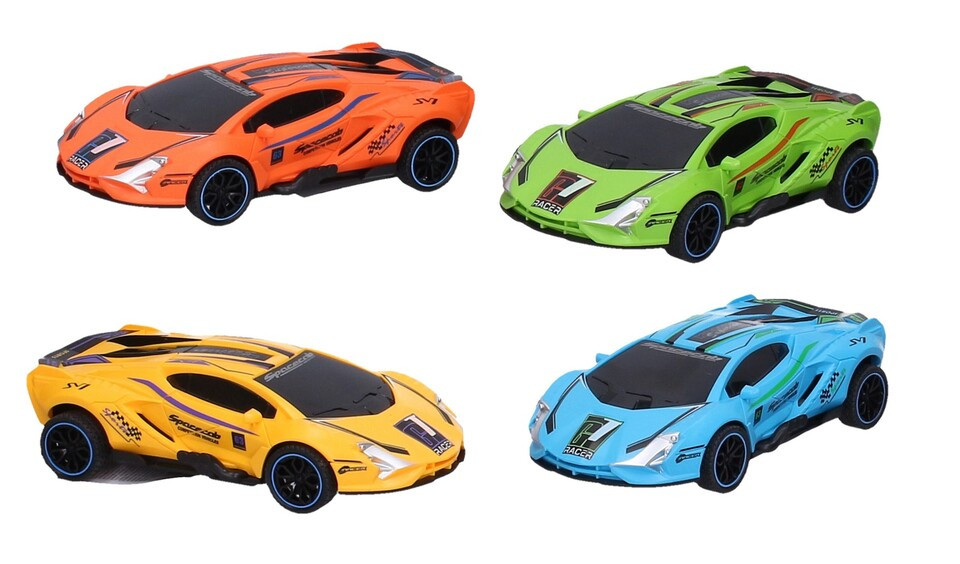 Auto Drift na zotrvačník športové 15cm - žltá
