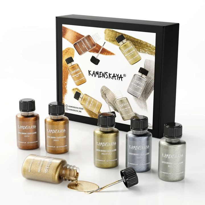 Sada tekutých kovov Kamenskaya 6x20 ml