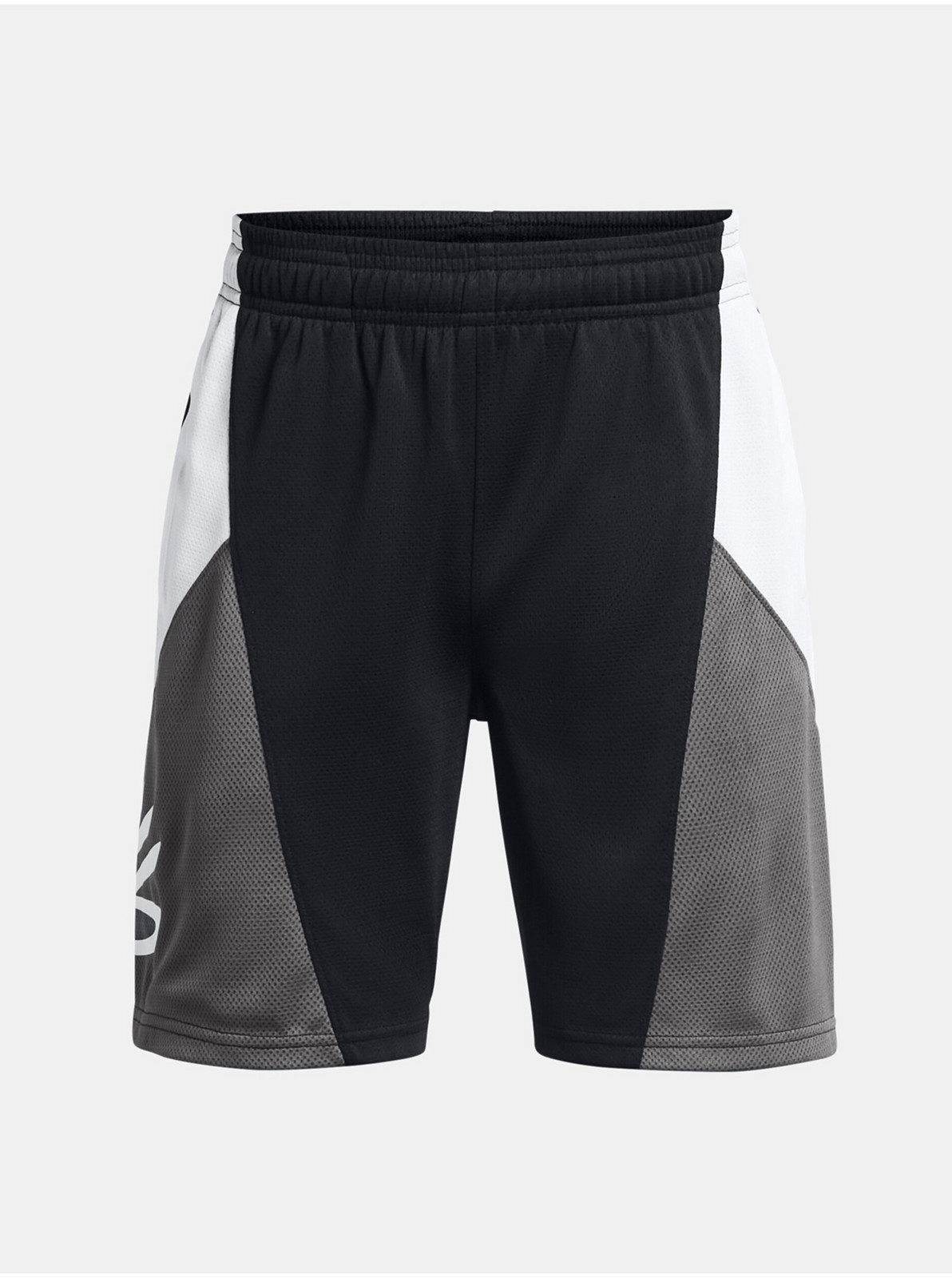 Čierne chlapčenské kraťasy Under Armour Curry Boys Splash