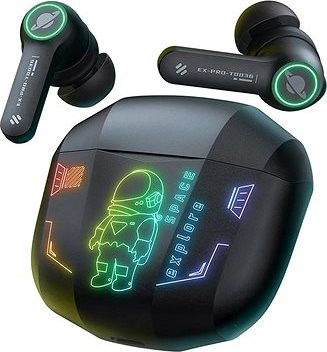 Onikuma T36 TWS RGB Gaming Earbuds Black