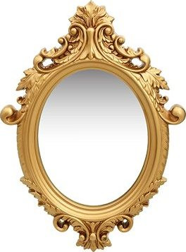 Shumee Nástenné zámocký štýl 56 × 76 cm zlaté
