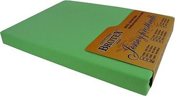 Brotex Jersey prestieradlo svetlo zelené, 100 × 200 cm