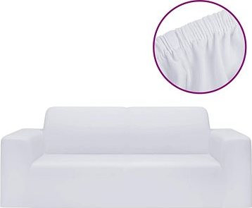 Shumee Strečový na dvojmiestnu pohovku biely