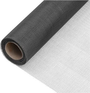 SHUMEE Sieť proti hmyzu sklolaminát 112 × 1000 cm čierna