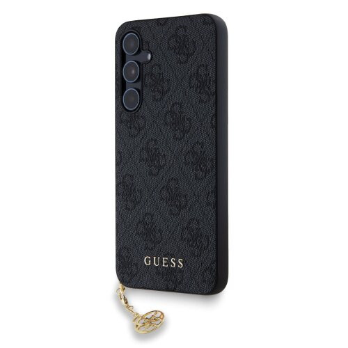 Guess 4G Charms Zadní Kryt pro Samsung Galaxy A55 5G Grey