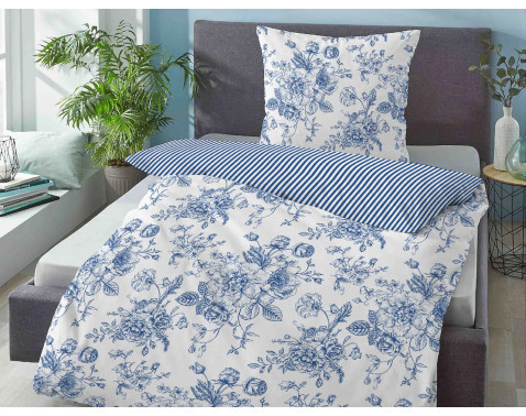 Obliečky renforcé Paula, kvetinové%