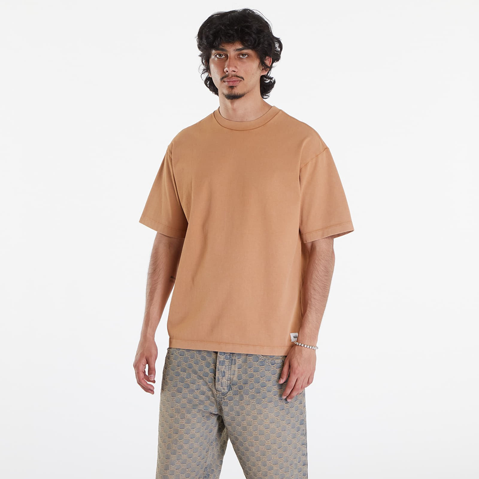 Vans Washed LX Short Sleeve Tee Brown Sugar