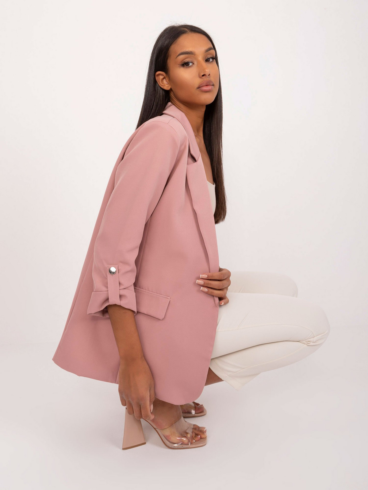 Dusty pink lined blazer OCH BELLA