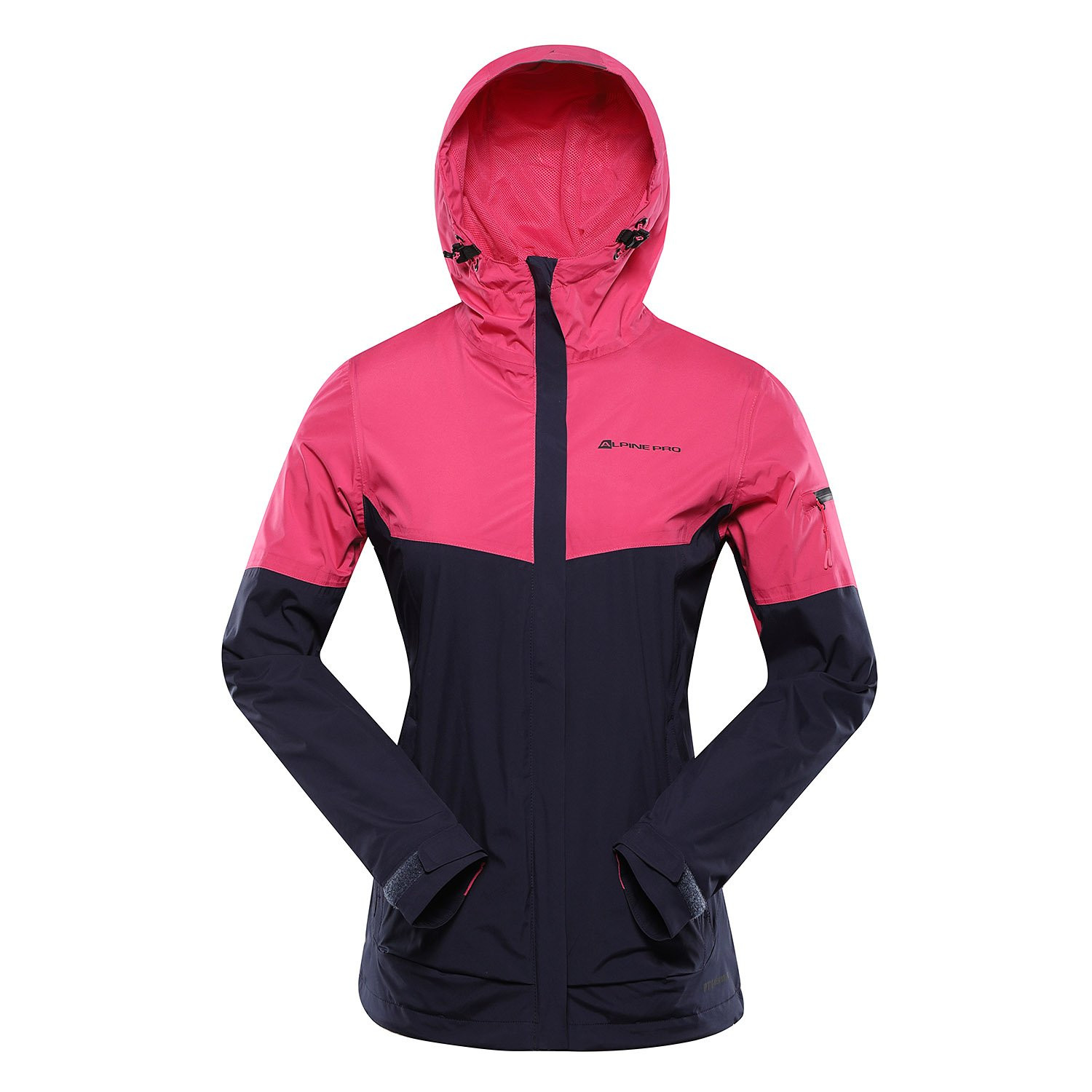 Women's jacket with ptx membrane ALPINE PRO NOREMA cabaret