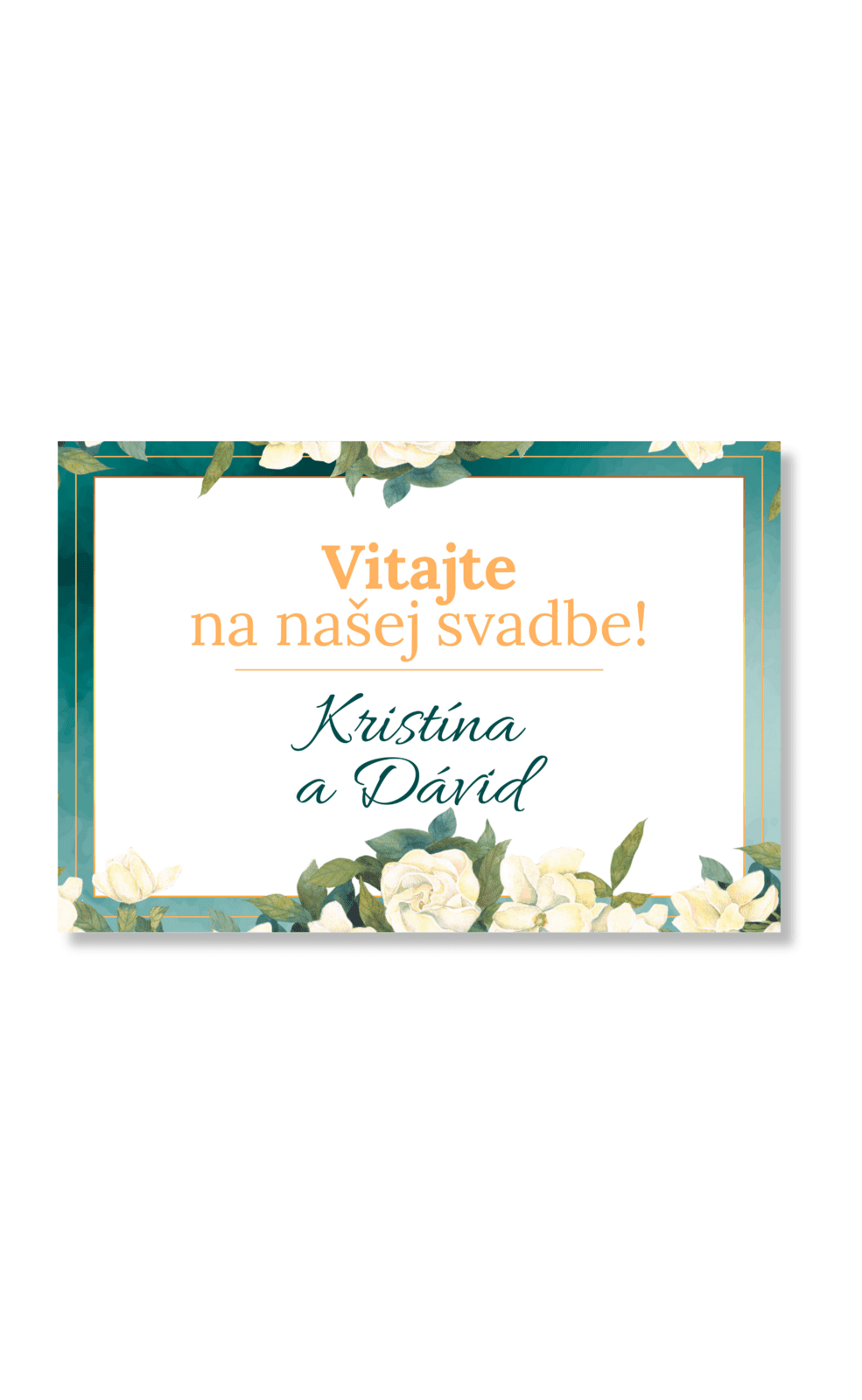 Personal Uvítacia tabuľa - Smaragd