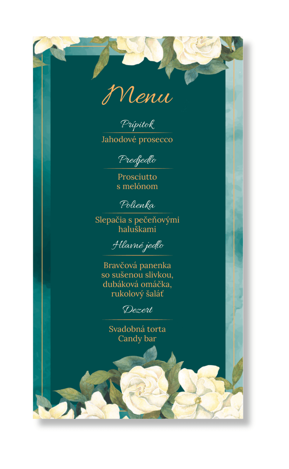 Personal Menu - Smaragd Zvoľte množstvo: od 1 ks do 10 ks