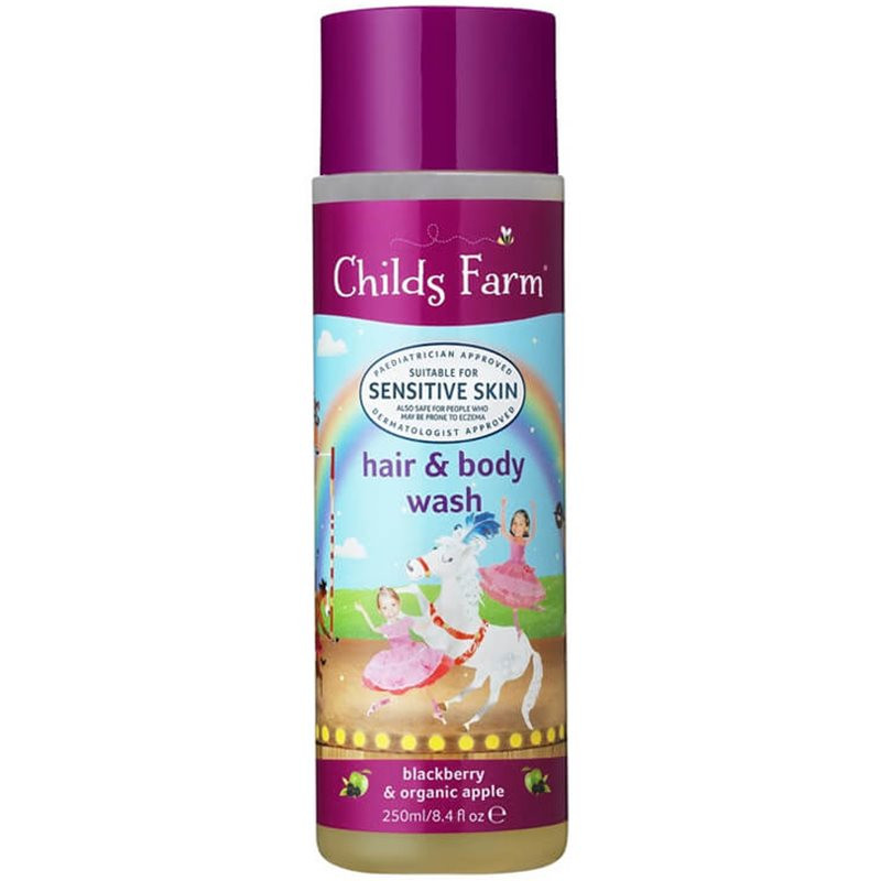 Childs Farm Hair & Body Wash umývateľná emulzia na telo a vlasy Blackberry & Organic Apple 250 ml