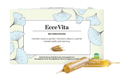 Ecce Vita Ginkgo biloba BIO 20 ampúl