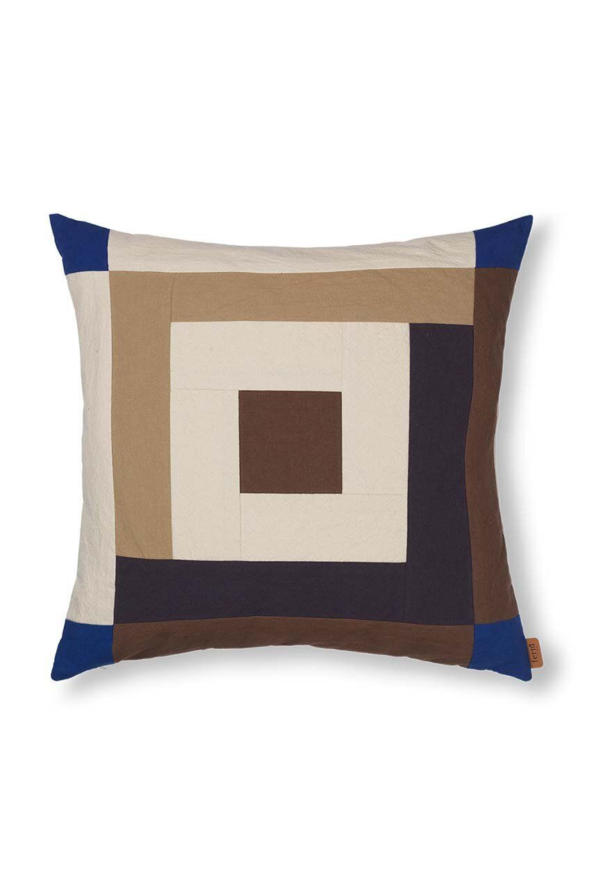 Dekoračný vankúš ferm LIVING Border Patchwork Cushion