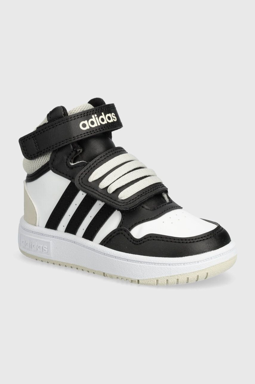 Detské tenisky adidas Originals HOOPS MID 3.0 AC čierna farba, IH7903