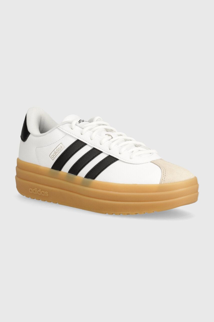 Kožené tenisky adidas Vl Court Bold biela farba, IH3083