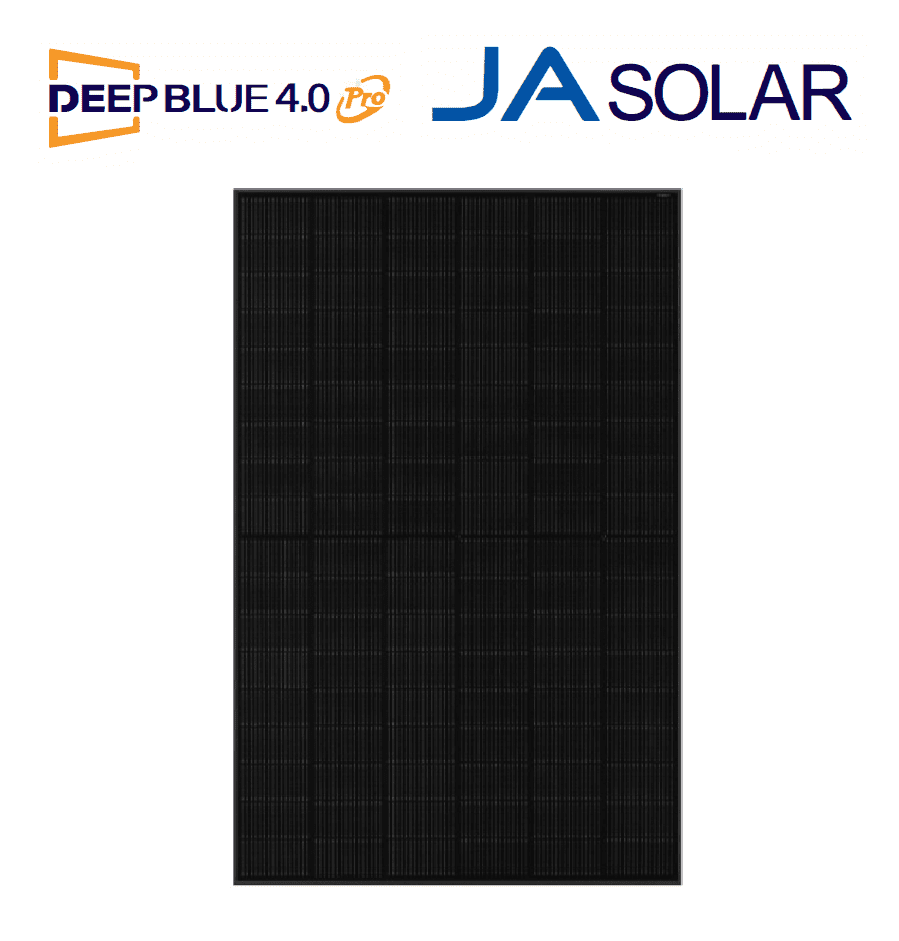 JA Solar 430 Wp Full Black Bifacial Double Glass 21,5% JAM54D41-430/LB Množstvo: 1 ks