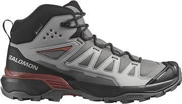 SALOMON X Ultra 360 Mid GTX pánske, Pewter/Black/Burnt Henna EU 42 2/3 / 265 mm