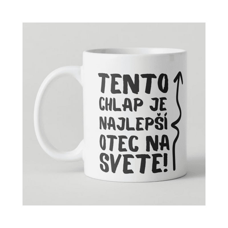 KH8-3 DR Hrnček - Tento chlap je najlepší otec, 330ml