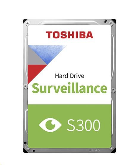 TOSHIBA HDD S300 PRO Surveillance (CMR) 8TB, SATA III, 7200 rpm, 256 MB cache, 3, 5 