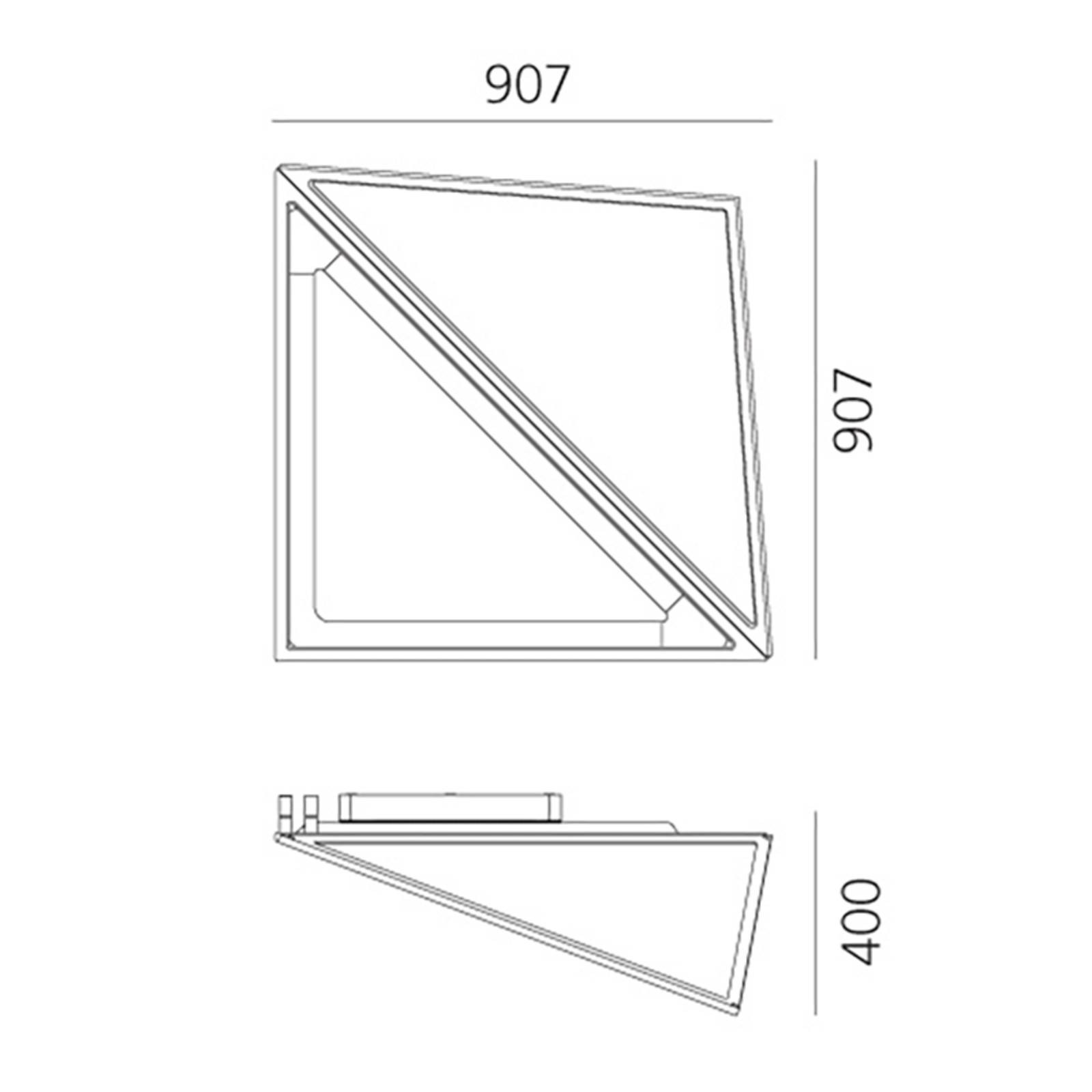 Artemide Flexia nástenné LED svetlo, modrá