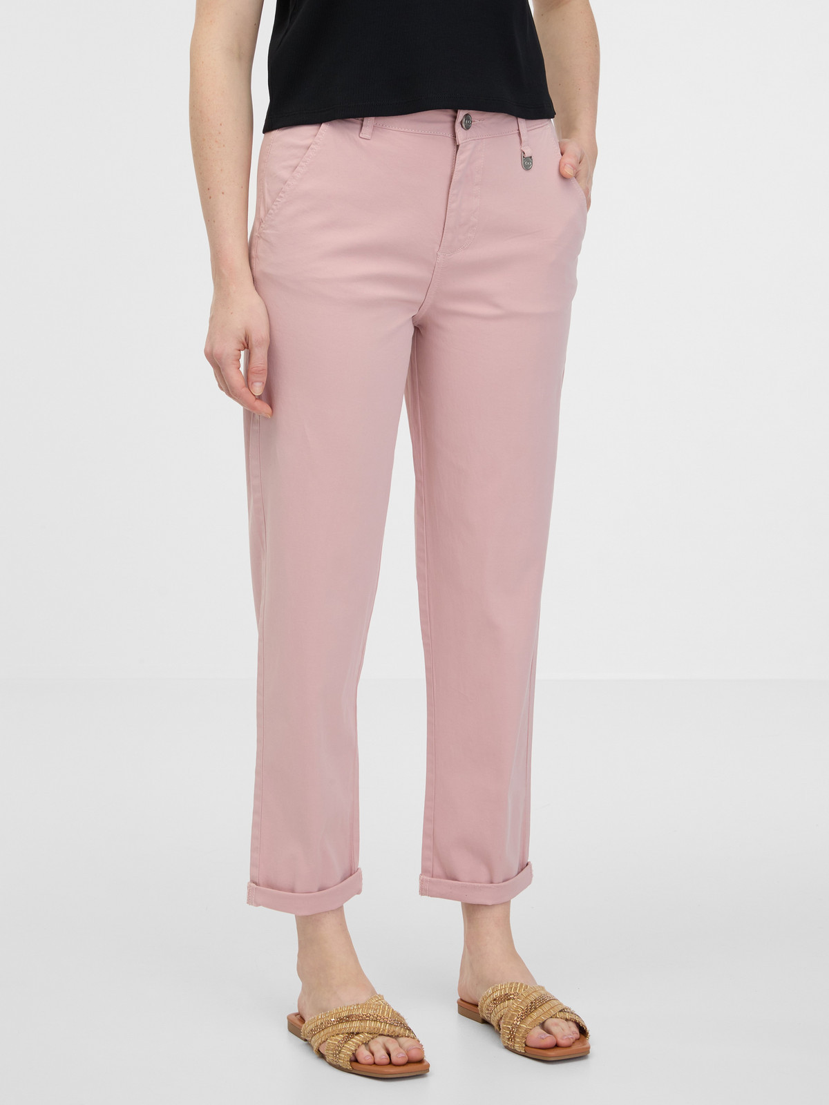 Orsay Light Pink Ladies Pants - Women