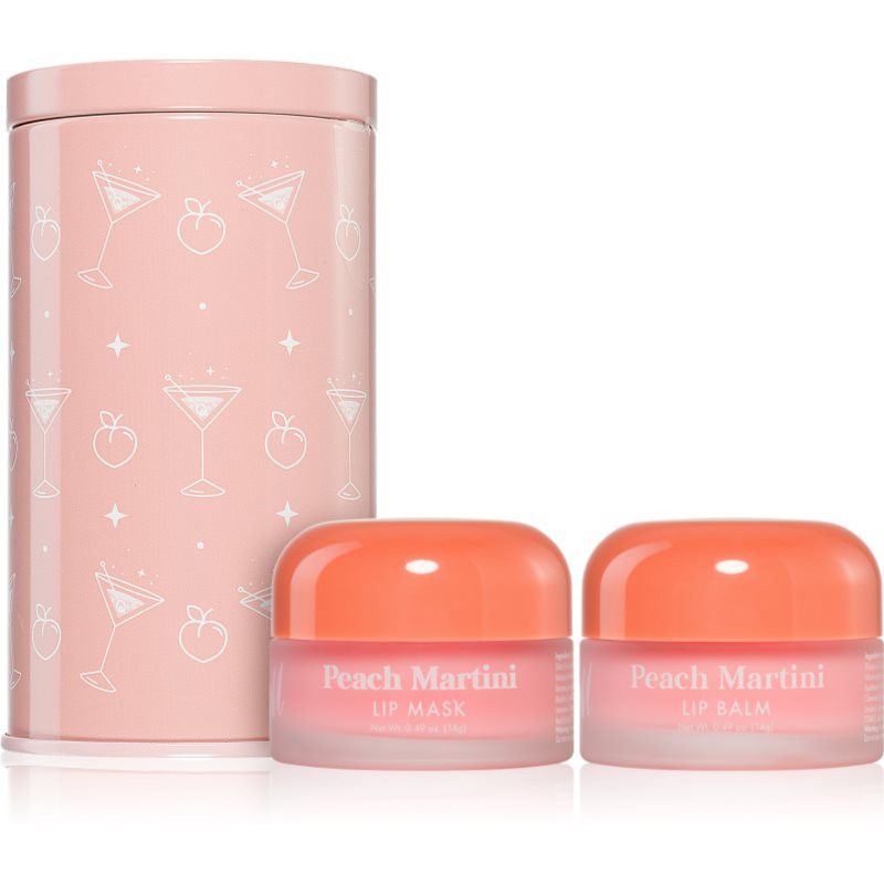 Barry M Lip Care Duo darčeková sada Peach Martini(na pery) s vôňou