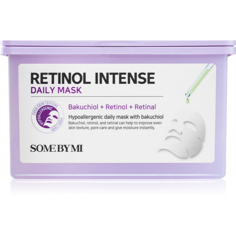 Some By Mi Retinol Intense Daily Mask protivrásková plátenná maska veľké balenie 30 ks