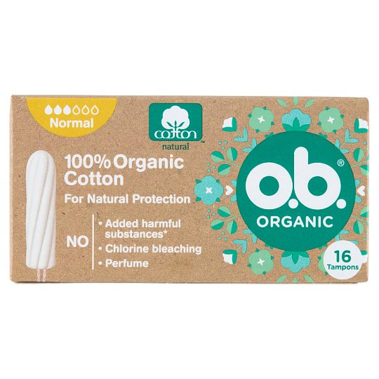 O.B. O.B. Organic Cotton Normal tampóny 16ks