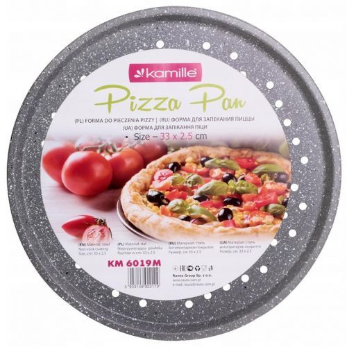 Forma na pizzu 33x2,5cm mramorová