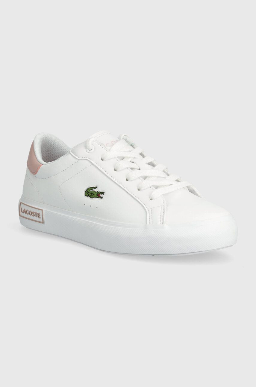Detské tenisky Lacoste Vulcanized ružová farba