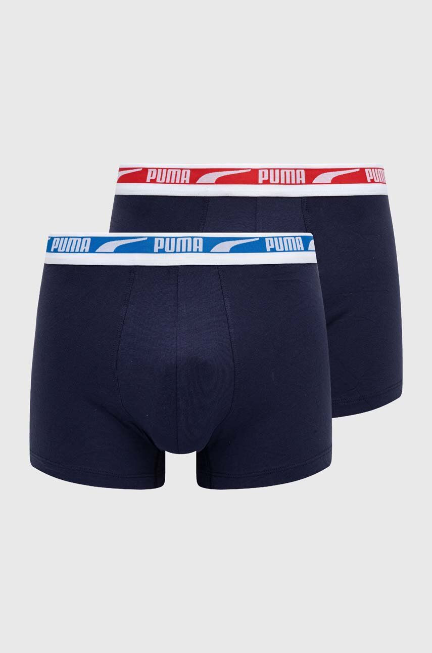 Boxerky Puma 2-pak pánske, tmavomodrá farba, 938325