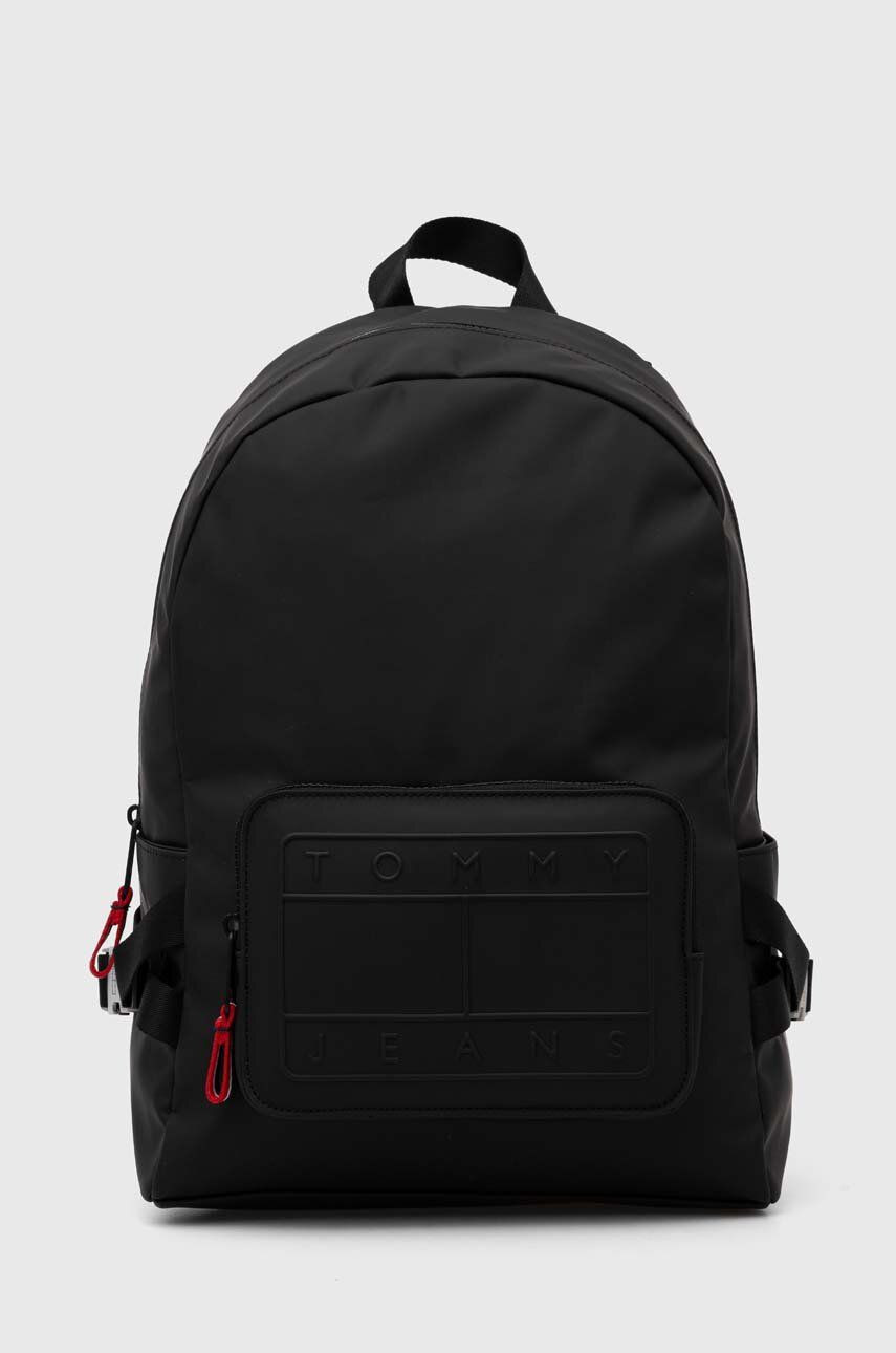 Ruksak Tommy Jeans pánsky, čierna farba, veľký, jednofarebný, AM0AM12135